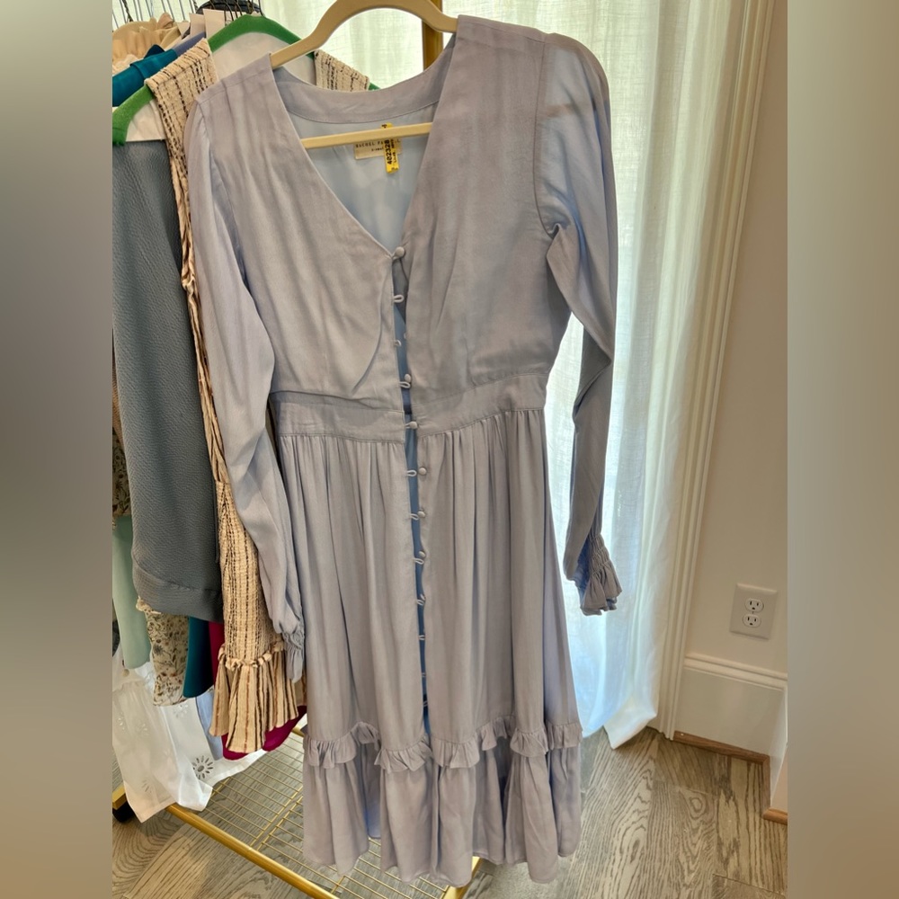 Rachel Parcell Light Lavender Blue Maxi Dress